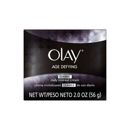 Olay Age Defying Classic Daily Renewal Cream Face Moisturizer 2 Oz