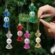 thumbnail image 3 of Pcs Christmas Candy Ornaments Candy Jars Glitter Hanging Decorations Plastic Peppermints Christmas Tree Home Party Specials, Candy Jars Christmas Tree, Glitter Hanging Decorations,, 3 of 8