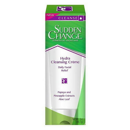 Sudden Change Hydra Cleansing Creme Daily Facial Relief, 3 Oz, 3 Pack