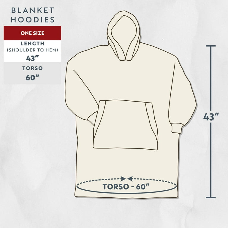 Lazy One Oversized Blanket Hoodie, Comfortable Sleepwear Lazy One Oversized Blanket Hoodie, Comfortable Sleepwear