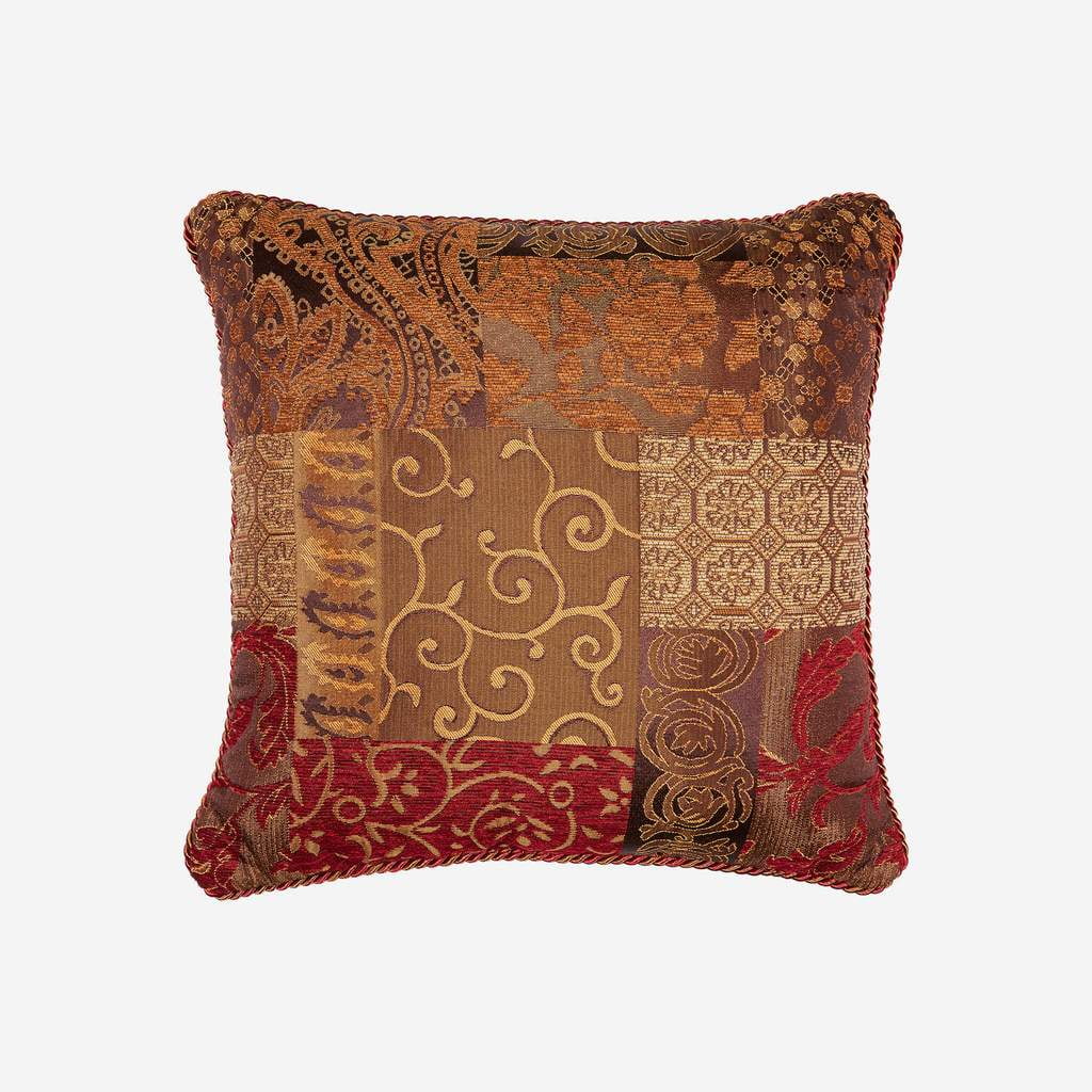 Croscill Galleria 18" Decorative Pillow With Red Finish 2A0590O06405/