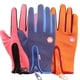 thumbnail image 2 of Guantes repelentes al agua con cremallera, guantes para pantalla táctil, cálidos para exteriores, otoño e invierno, guantes cálidos de terciopelo para montar para hombres y mujeres, 2 of 6