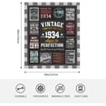 thumbnail image 2 of 90th Birthday Gifts for Men Blanket 60"x 50", Best Gifts for 90 Year Old Man, 90 Year Old Birthday Gifts for Men, 1934 Birthday Gifts, 2 of 6