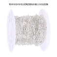thumbnail image 2 of 1 Roll Heart Link Chain DIY Jewelry Making Chain Sweater Chain Copper Chain, 2 of 7