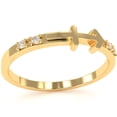 thumbnail image 2 of Sagittarius Zodiac Sign Diamond Ring In Solid 14k Yellow Gold, 2 of 6