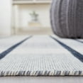thumbnail image 5 of SAFAVIEH Striped Kilim STK704G Light Grey / Black Rug, 5 of 7
