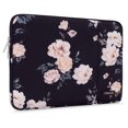 thumbnail image 5 of Mosiso Polyester Laptop Sleeve Bag for 15 inch MacBook Pro Touch Bar A1990 A1707 ,14" Water Repellent Laptop Bag Case for Dell HP Acer Lenovo Surface , Apricot Peony, 5 of 7
