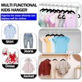 thumbnail image 2 of GVTECH Ganchos de terciopelo para ni&ntilde;os,[50 unidades] perchas de tela para ni&ntilde;os y ni&ntilde;os peque&ntilde;os duraderas para armario, ganchos antideslizantes de 360&amp, 2 of 6