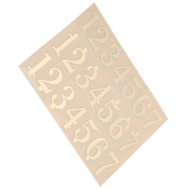 Ethereal Drum Note Sticker, Large Fonts Bronzing Process Quick Identification Steel Tongue Drum Stickers For Beginners For Percussion Training