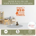 thumbnail image 2 of Dream Big Little Cowboy Western Vinyl Letter Art Boy Wall Decor Decals 22x23-Inch Orange, 2 of 6