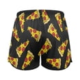 thumbnail image 2 of Pantalones cortos de pijama JHKKU Soft Lounge con estampado de pizza, 2 of 7