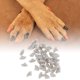 thumbnail image 2 of Ofertas Únicas 50 Pcs Tapas de Uñas Portátiles Antirayaduras para Perros Color Gris Tamaño: L, 2 of 5