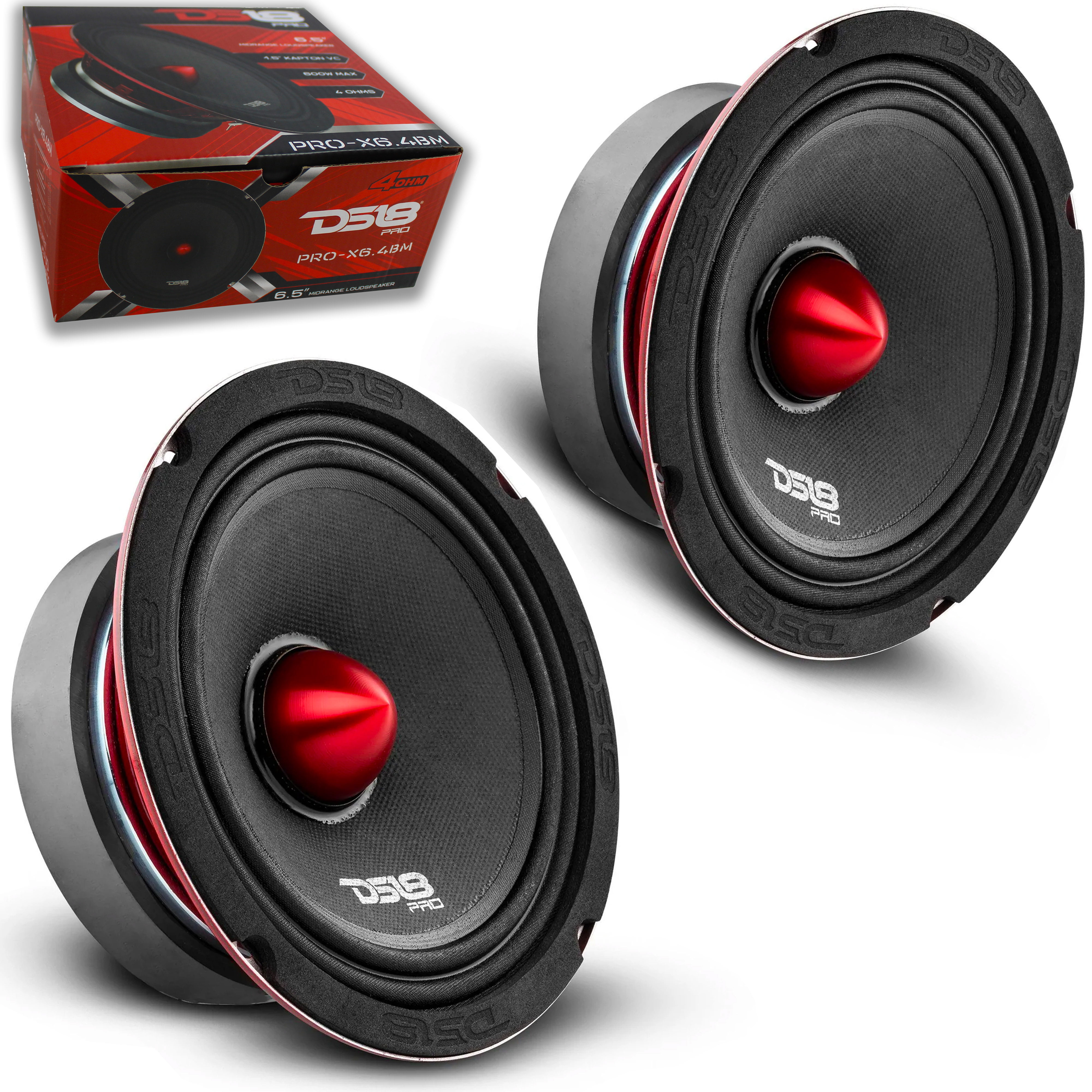 2 5.25" MidRange Speakers.Replacement.five inch.8ohm.Woofers.5-1/4.PAIR NEW 