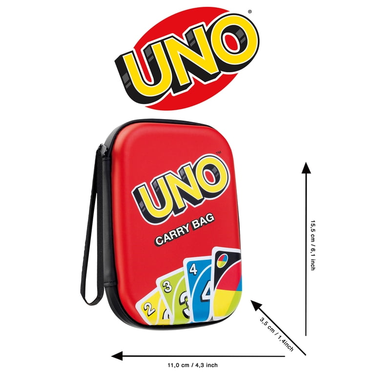 バッグ uno UNO Carry Bag - Card Game Accessory, Waterproof Zip Case w/ Strap
