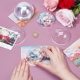 thumbnail image 3 of 24Pcs Half Ball Dome 3.1 Inch Clear Plastic Domes Candy Holder Shaker Domes Transparent Plastic Dimensional Dome Packing Covers, 3 of 9