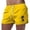 Yellow, variant on HGIEYS Men Swim Trunks with Mesh Liner 5 Inch Inseam Board Shorts Quick Dry Bathing Suit