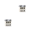 thumbnail image 1 of Ounissouiy 1:12 casa de muñecas portátil encantador miniatura decorativo extraíble juguete de repuesto modelo residente accesorios de juguete Beige 2piezas, 1 of 6