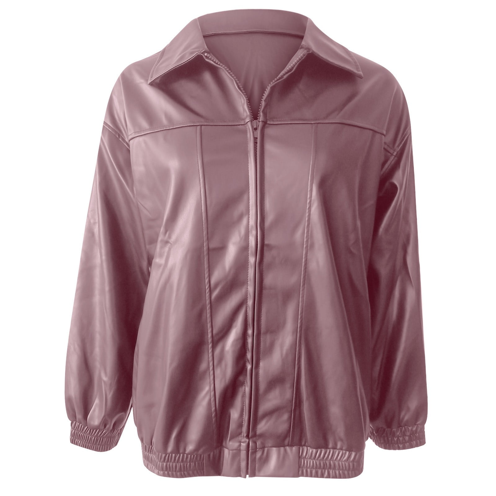 Veste En Cuir Pour Femme Avec Capuche – Coupe Courte, Manches Longues | Tailles S à 5XL | Pour Extérieur Et Hiver