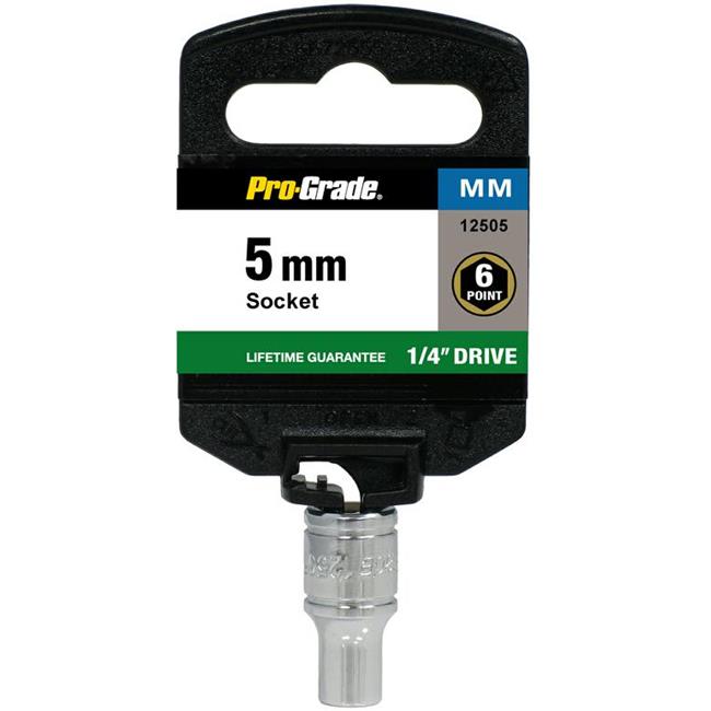 Ampro Steckschlüsseleinsatz 17 Mm, 1/2 Zoll Antrieb – 6-Punkt, Chrom-Vanadium-Stahl