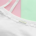 thumbnail image 5 of CYRBOKO Sports Bars for Girls, Breathable Soft Padded Cotton Comfortable Training Bras White Size 11-13 T, 5 of 6