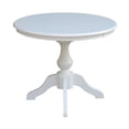thumbnail image 2 of Pemberly Row 30" Round Top Pedestal Dining Table in White, 2 of 7