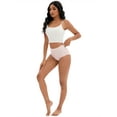 thumbnail image 5 of Unique Bargains Women's Comfort Full-Coverage Panties Wave Trim No Trace Briefs XS Pink, 5 of 6