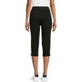 thumbnail image 4 of RealSize Women's French Terry Cloth Capri Pants with Pockets, XS-XXXL, 4 of 6
