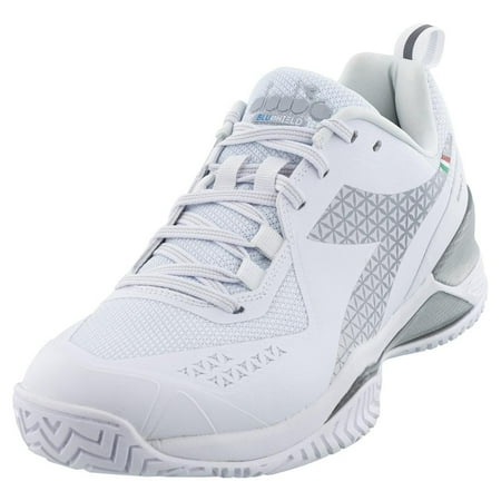 Diadora Men`s Blushield Torneo 2 AG Tennis Shoes White ( 7 )