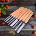 thumbnail image 5 of Pack of 8 Woodworking Turning Tool Gouge Engraving Woodturning Professional HSS Blade 65 Manganese Steel High Hardness Lathe Set for Wood Carving, 5 of 8