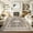 Brown, variant on Garvee 2'x6' Kitchen Runner Rug Non-Slip Hallway Bedroom Rug Vintage Floral Print Distressed Rug for Laundry Room, Beige