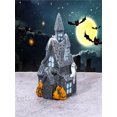 thumbnail image 3 of Halloween Decorations,Mini Haunted House Figurines , Halloween Decorations Indoor , Halloween Village House for Home and Party Table Desk Mantel, 3 of 6