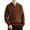 Light Brown, variant on Men's Collared Cable Knit Pullover Sweater Long Sleeve Casual Office Workwear Top