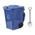 thumbnail image 2 of 3D Mugs with Shovel, Funny Recycling Bin Coffee Mug, Ceramic Trash Can Shaped Mug with Lid, Novelty Drinking Mugs for College Students Dining Room Teachers Office Restaurant Kitchen, 2 of 9