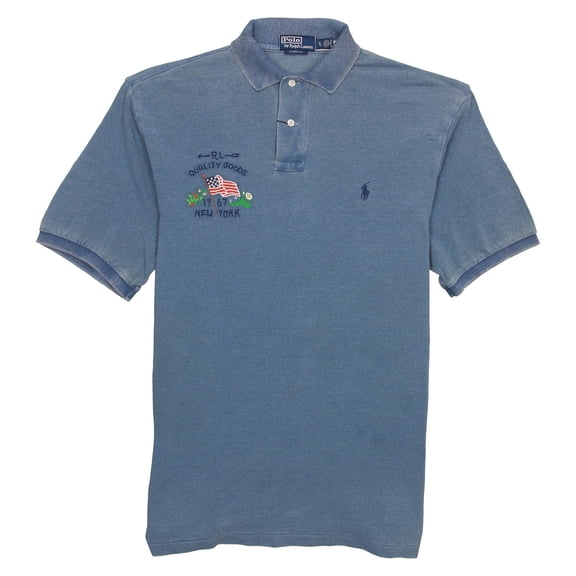 Polo Ralph Lauren Men's Classic Fit Cotton Polo Shirt Blue XL