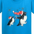 thumbnail image 4 of Inktastic Penguin Christmas Holiday March Youth T-Shirt, 4 of 5