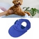 thumbnail image 5 of Gorra de béisbol para mascotas con orificios para las orejas, protección solar, cómoda y agradable para la piel, sombrero deportivo para cachorros y perros, color azul, 5 of 12