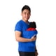 thumbnail image 5 of Camiseta casual de manga corta con cuello redondo y multifuncional de papá canguro, 5 of 6