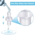 6 Pack One Way Check Valves, 1/2
