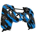 thumbnail image 2 of eXtremeRate Blue Coating Splash Replacement Housing Case for ps4 Slim Pro Controller JDM-040/050/055, 2 of 5