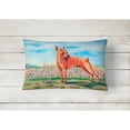 thumbnail image 2 of Carolines Treasures 7516PW1216 Min Pin Decorative Canvas Fabric Pillow, 12H x16W, multicolor, 2 of 3