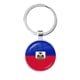 thumbnail image 2 of National Flag Glass Cabochon Keychain Sardova Nicaragua Mauritius Honduras Haiti Togo Bhutan Belarus Belize Keyring Keyholde, 2 of 5
