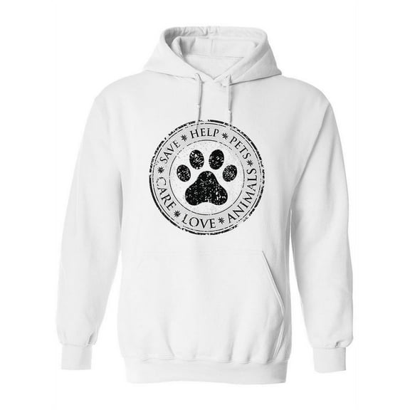 Dog Paw  Hoodie Women -Image by Shutterstock, Female Medium