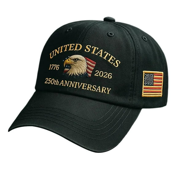 1776-2026 USA 250 Anniversary Flag Baseball Retro Adjustable United States 250th Army Anniversary Mens Hat Unisex