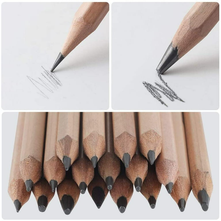 Professional Drawing Artist Kit Set Pencils and Sketch Charcoal Art Tools Sketching  Pencil Pen Charcoal Pencils Craft Knife Drawing Pencils 