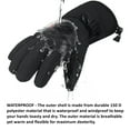 thumbnail image 2 of Alpine Swiss Mens Waterproof Gauntlet Snow Ski Gloves Winter Sport Snowboarding Windproof Warm 3M Thinsulate, 2 of 7