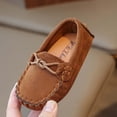 thumbnail image 7 of Kids Girls Boys Slip-on Loafers Oxford PU Leather Flats Shoes Casual Moccasin Shoes for Toddler Kid Brown 1.5, 7 of 7