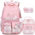 thumbnail image 1 of Mochila ACESAK para niñas, jardín de infantes, escuela primaria, rosa, 1 of 7