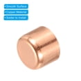 thumbnail image 4 of Uxcell 3/4 Inch ID Copper Pipe End Cap, 4 Pack Copper Fitting Cap Sweat Plug Solder Connection for HVAC, Air Conditioner, 4 of 6