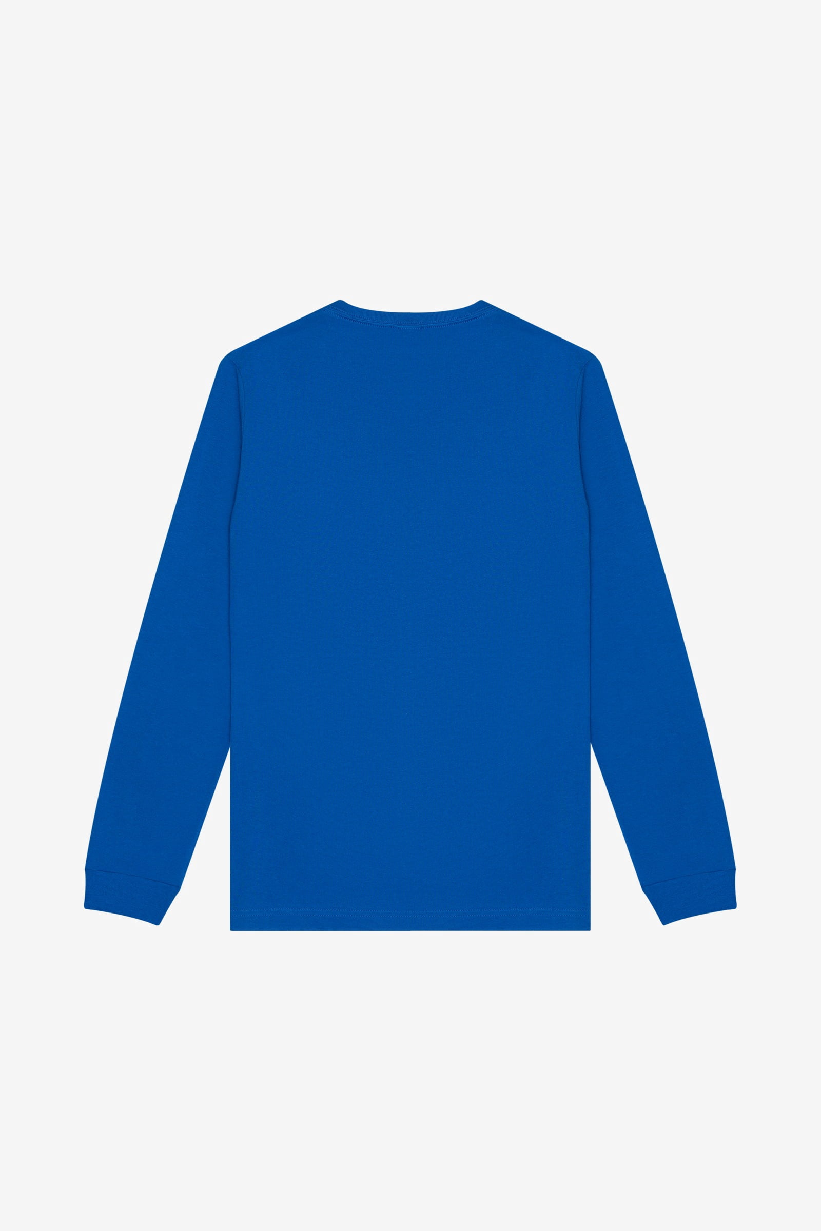 BELLA+CANVAS Adult Crew Neck Personalized Long Sleeve T-Shirt, Create your own Designs, True Royal, Large, Unisex