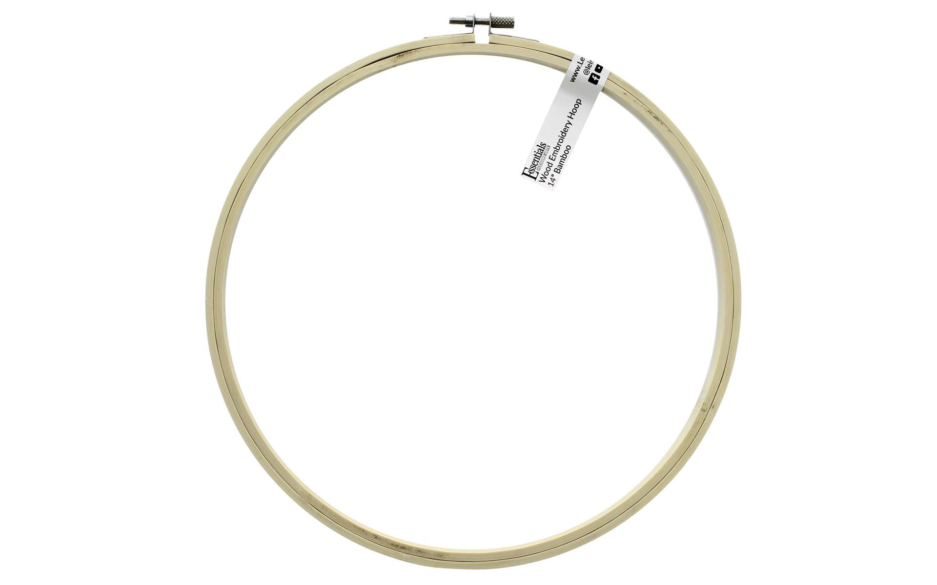 Oval Embroidery Hoop with Imitated Wood Display Frame Look, X-Small Premium Quality